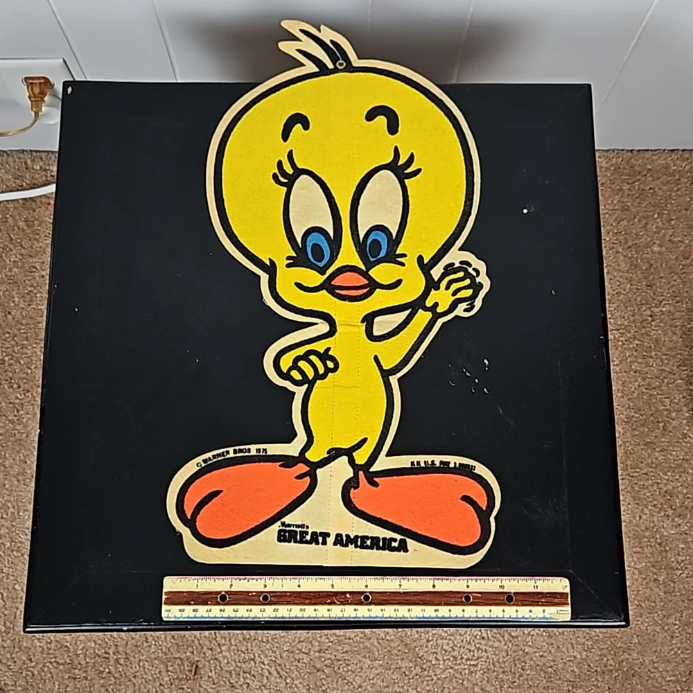 1975 Vintage Marriotts Great America Felt Tweety Bird